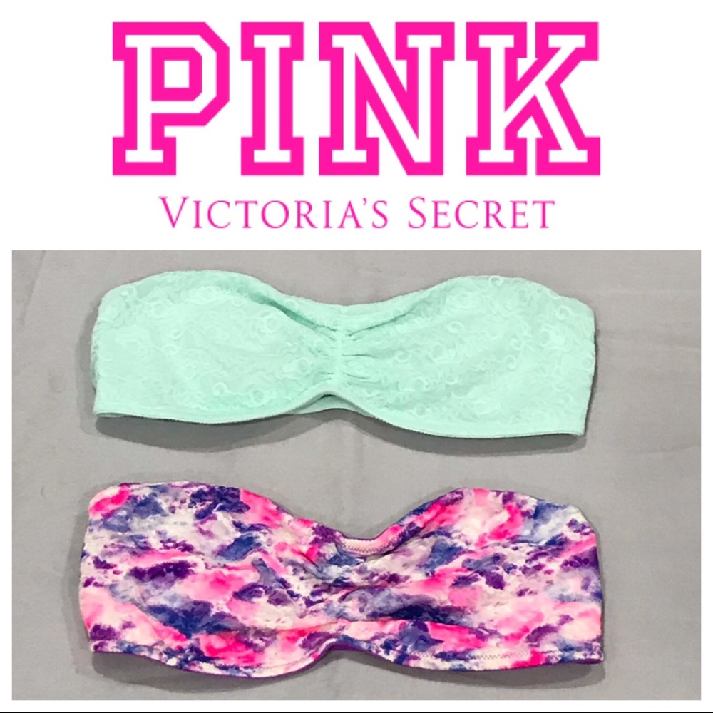 PINK Lace Bandeaus